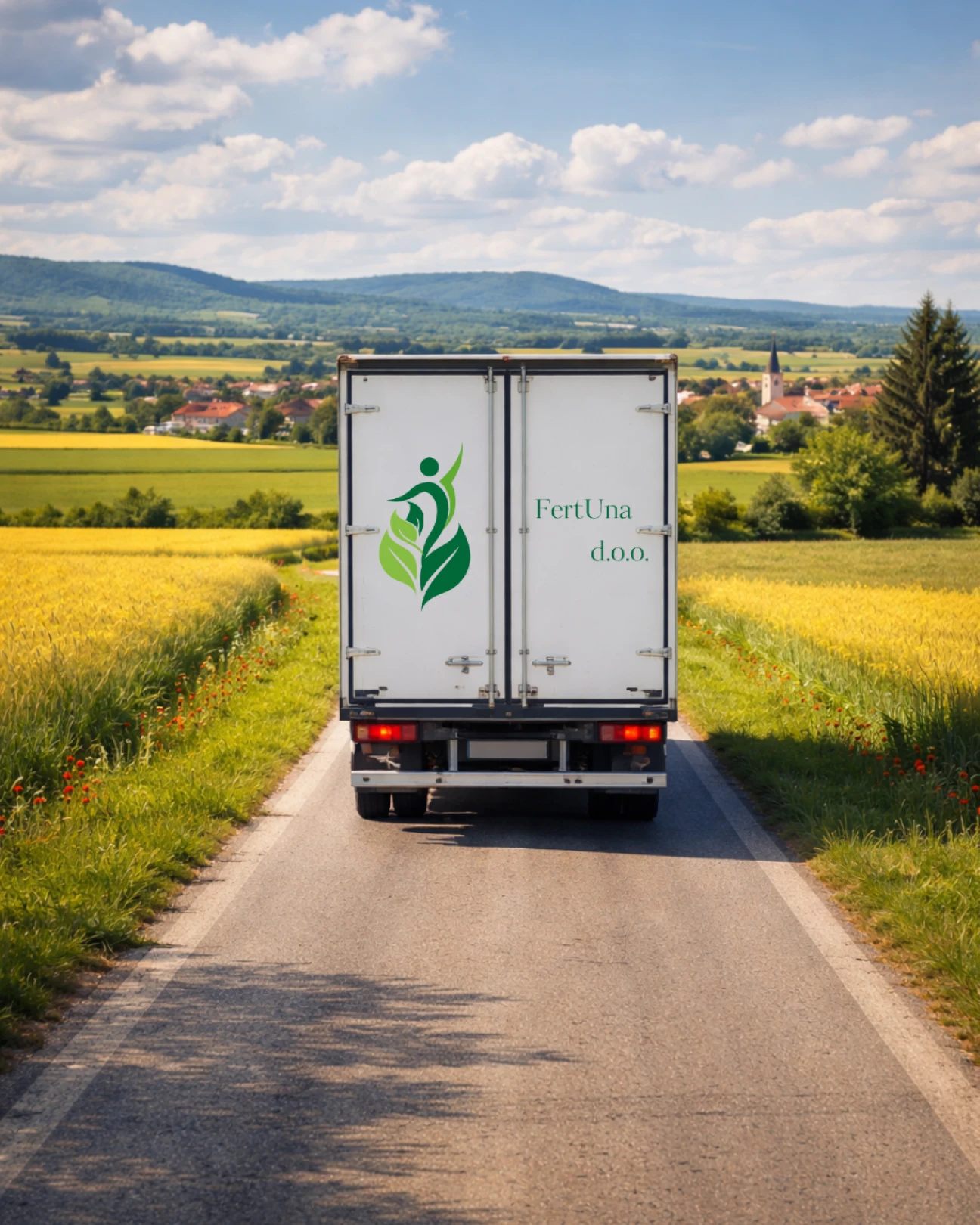 Delivery truck